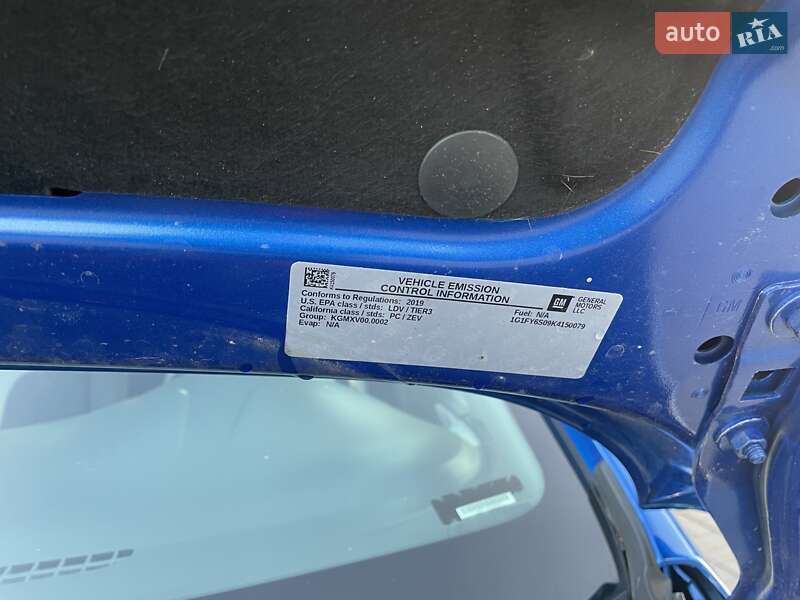 Хетчбек Chevrolet Bolt EV 2019 в Кременчуці