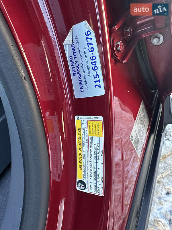 Хэтчбек Chevrolet Bolt EV 2020 в Жовкве фото 17 Хэтчбек Chevrolet Bolt EV 2020 в Жовкве