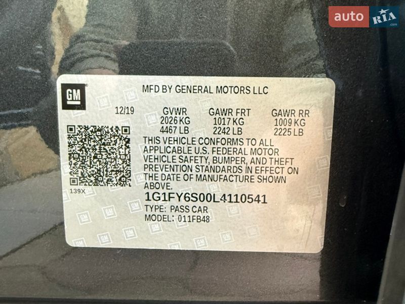 Хэтчбек Chevrolet Bolt EV 2019 в Одессе фото 36 Хэтчбек Chevrolet Bolt EV 2019 в Одессе