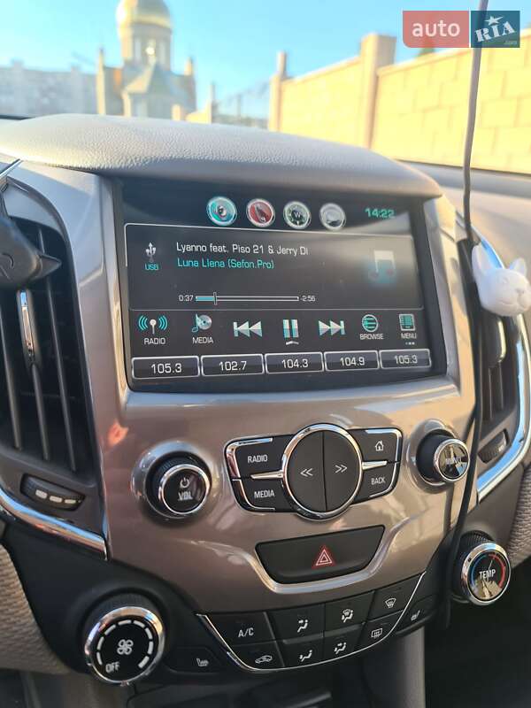 Седан Chevrolet Cruze 2016 в Черноморске