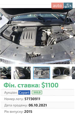 Позашляховик / Кросовер Chevrolet Equinox 2015 в 