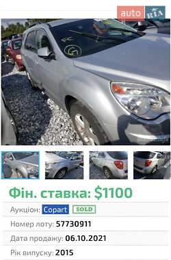 Позашляховик / Кросовер Chevrolet Equinox 2015 в 