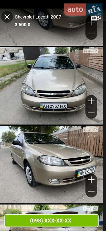 Хетчбек Chevrolet Lacetti 2007 в Вінниці
