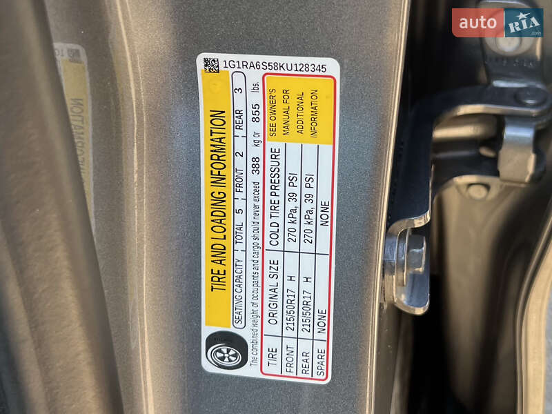 Хэтчбек Chevrolet Volt 2019 в Николаеве