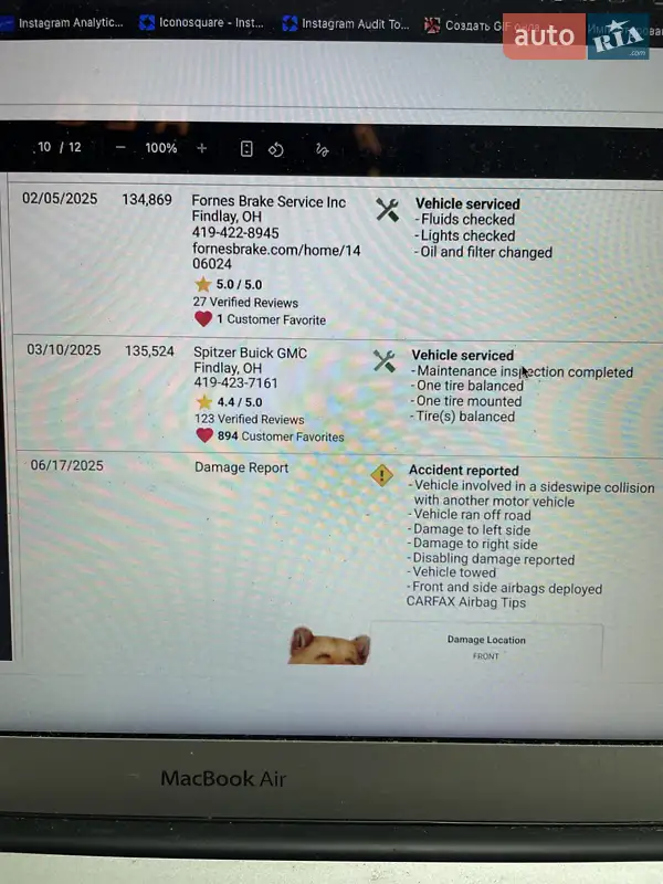 Хетчбек Chevrolet Volt 2016 в Запоріжжі документ