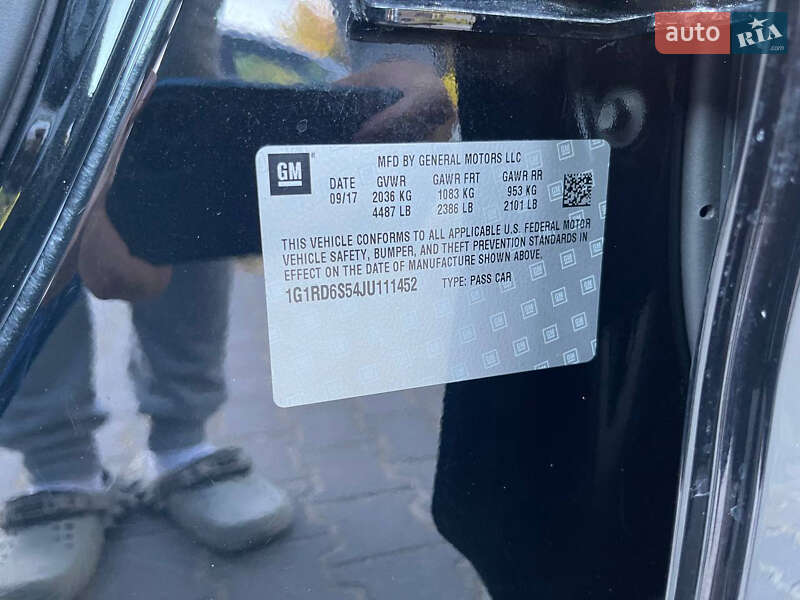 Хетчбек Chevrolet Volt 2017 в Луцьку