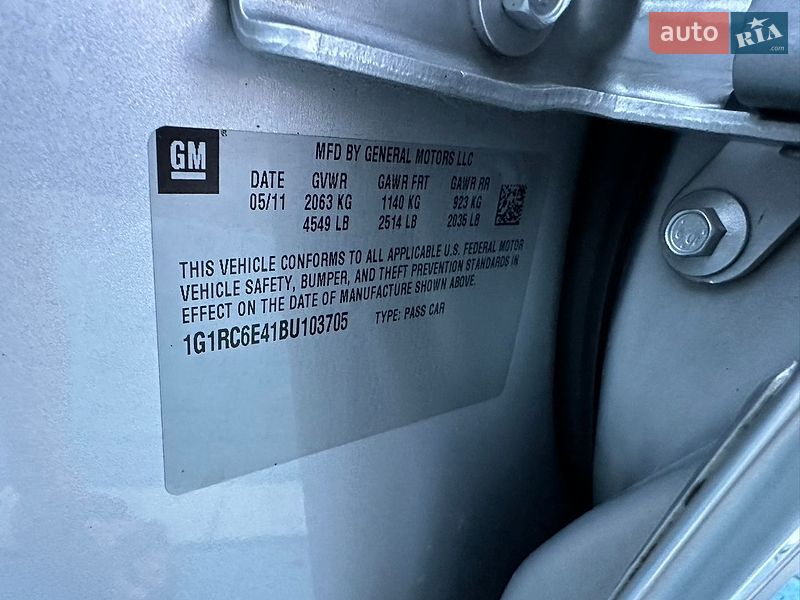 Хэтчбек Chevrolet Volt 2011 в Луцке