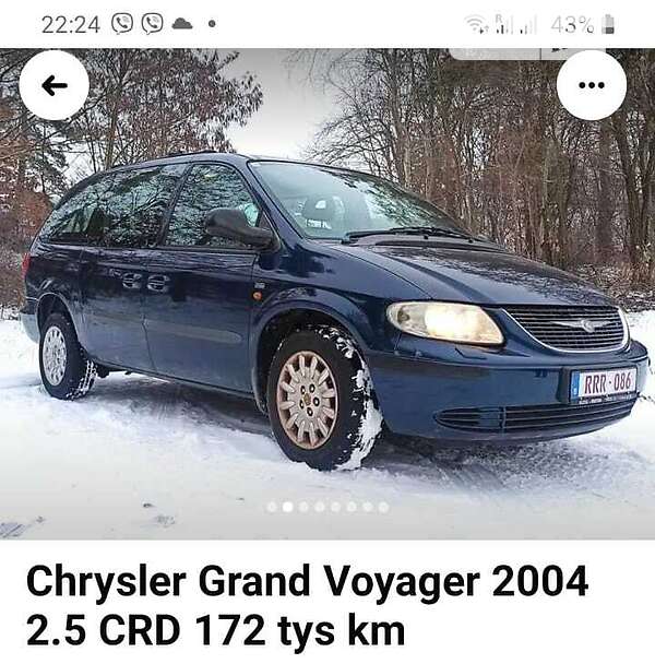 Минивэн Chrysler Grand Voyager 2003 в Кривом Роге