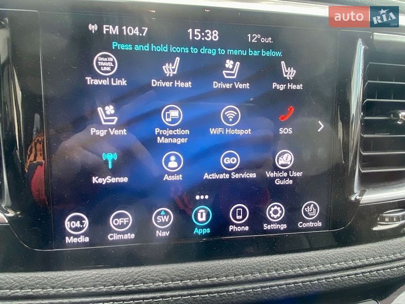 Мінівен Chrysler Pacifica 2018 в Ужгороді