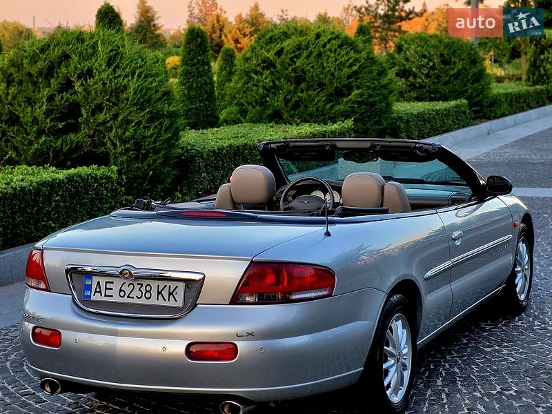 Кабриолет Chrysler Sebring 2001 в Днепре фото 64 Кабриолет Chrysler Sebring 2001 в Днепре