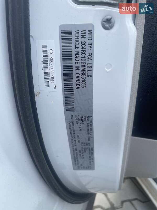 Минивэн Chrysler Voyager 2021 в Трускавце