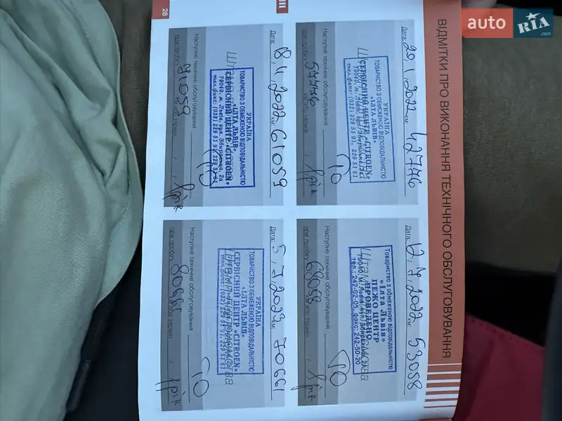 Внедорожник / Кроссовер Citroen C3 Aircross 2019 в Шептицькому документ