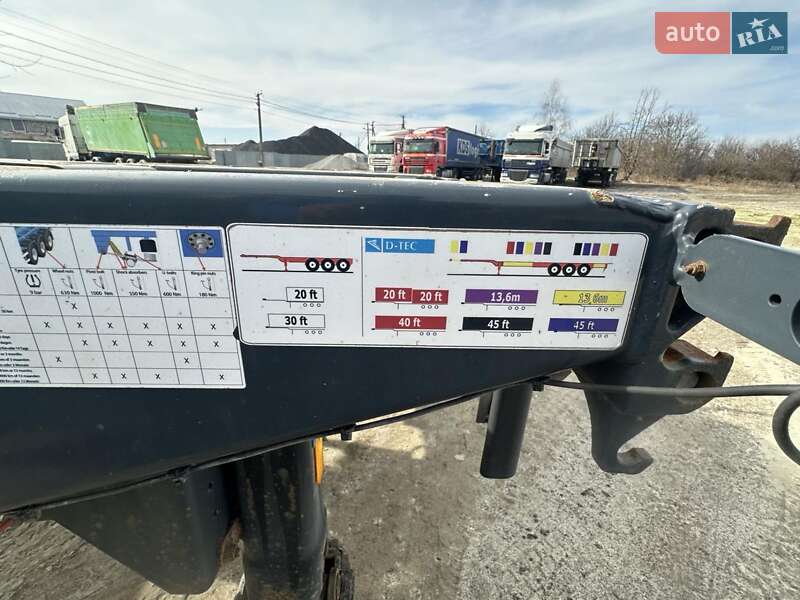 Контейнеровоз напівпричіп D-Tec FT-4303V 2012 в Львові