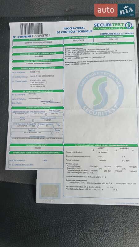 Позашляховик / Кросовер Dacia Duster 2011 в Івано-Франківську