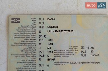 Внедорожник / Кроссовер Dacia Duster 2017 в Броварах