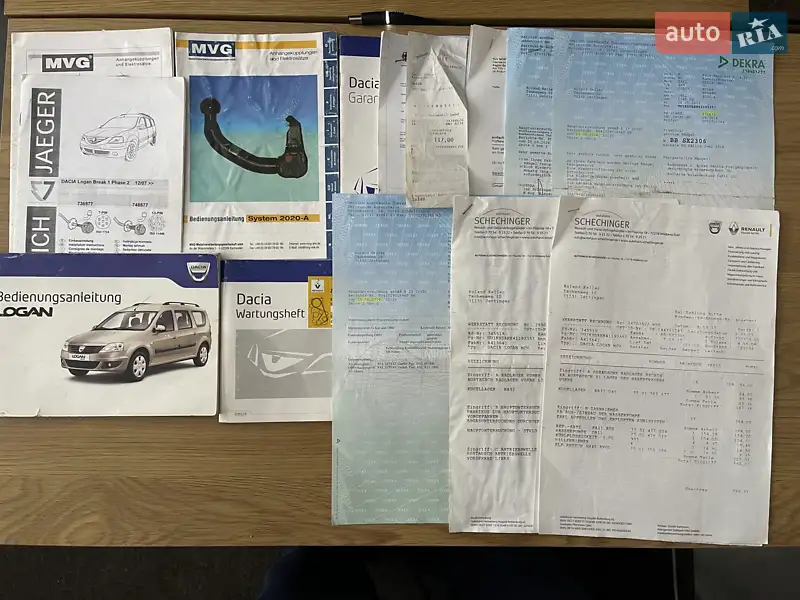 Универсал Dacia Logan MCV 2009 в Сумах документ