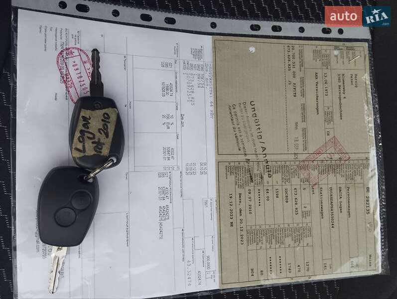 Универсал Dacia Logan MCV 2010 в Львове фото 21 Универсал Dacia Logan MCV 2010 в Львове