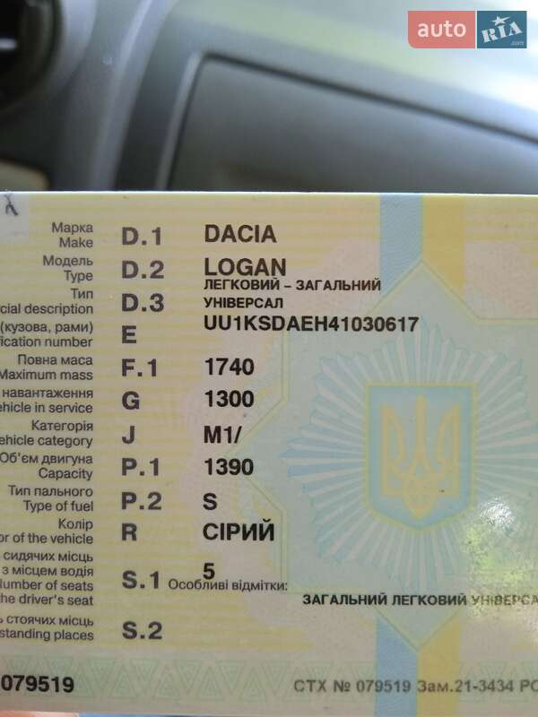 Седан Dacia Logan 2009 в Кропивницком