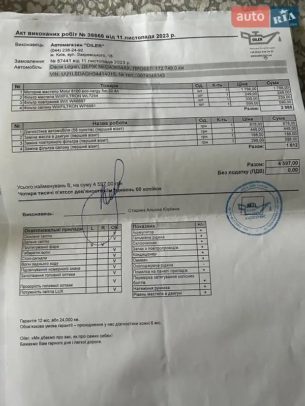 Седан Dacia Logan 2005 в Киеве документ 3 фото Седан Dacia Logan 2005 в Киеве документ