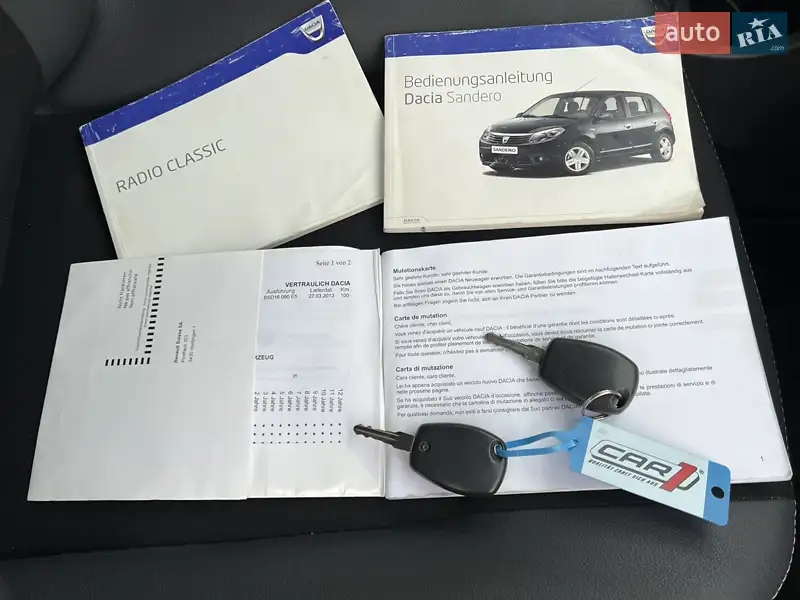 Позашляховик / Кросовер Dacia Sandero StepWay 2012 в Луцьку документ