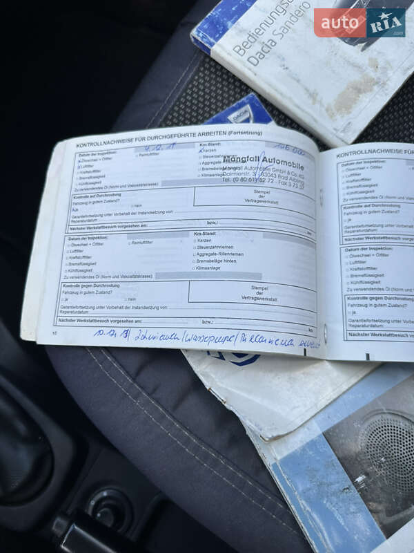 Хэтчбек Dacia Sandero 2009 в Луцке
