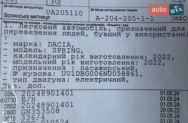 Внедорожник / Кроссовер Dacia Spring 2023 в 