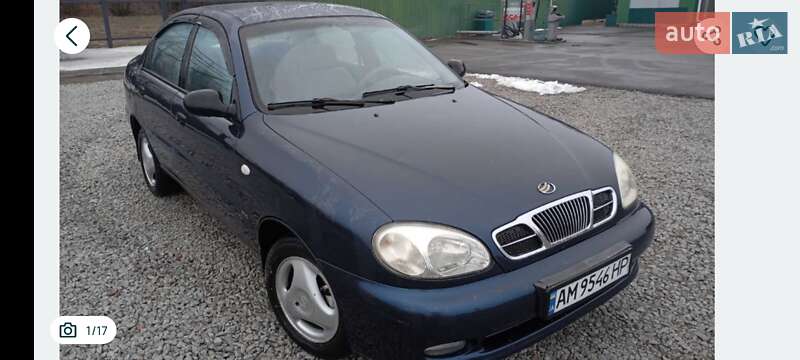 2005 Daewoo Lanos, VIN Y6DTF696050002813:plate — фото 1 (autoria)