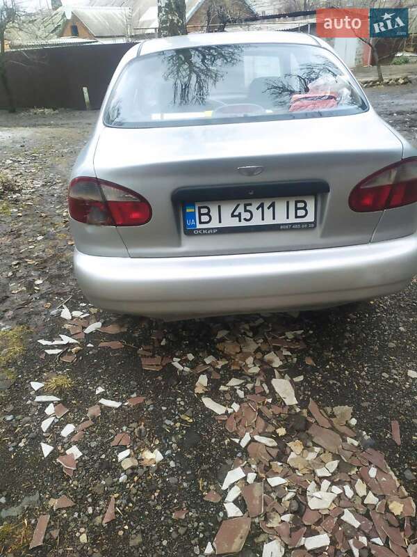 2008 Daewoo Lanos, VIN Y6DTF699P8W392514:plate — фото 1 (autoria)