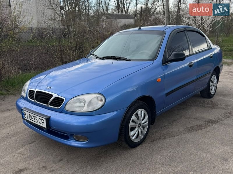 2007 Daewoo Lanos, VIN Y6DTF69YD7W371172:plate — фото 1 (autoria)