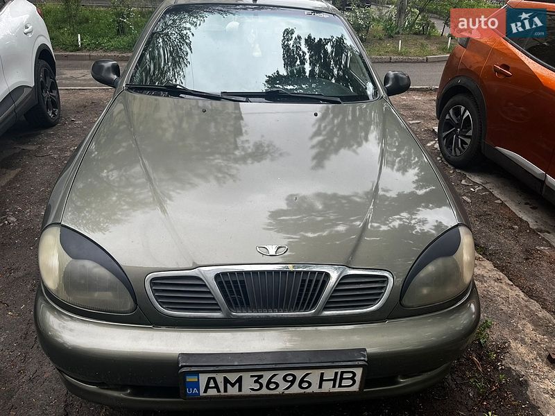 2006 Daewoo Lanos, VIN Y6DTF69YD6W302635:plate — фото 1 (autoria)