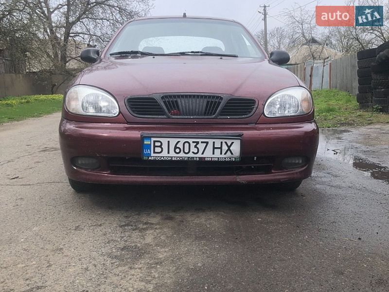 Седан Daewoo Lanos 2007 в Полтаві