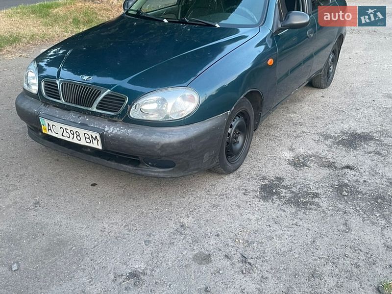 2006 Daewoo Lanos, VIN Y6DTF69YD6W275162:plate — фото 1 (autoria)