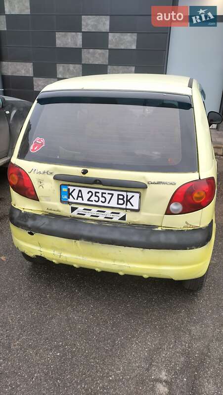 Daewoo Matiz 2008 Daewoo Matiz 2008