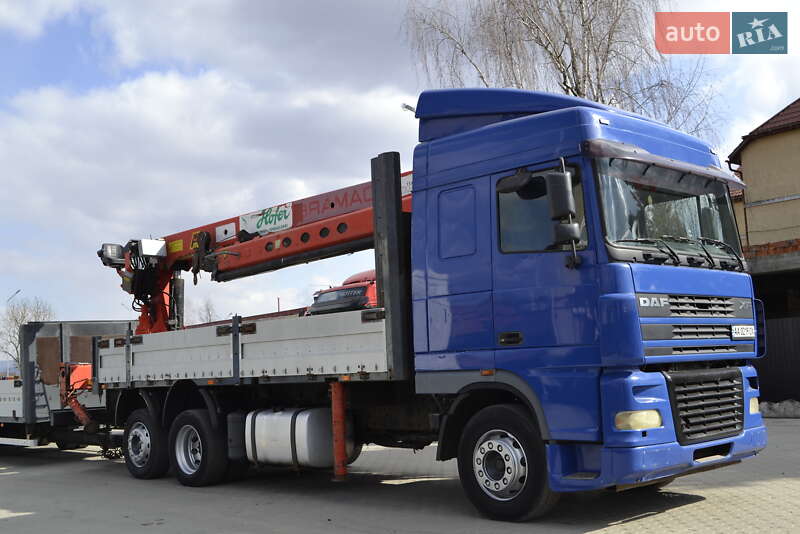 Кран-маніпулятор DAF 95 2010 в Хусті
