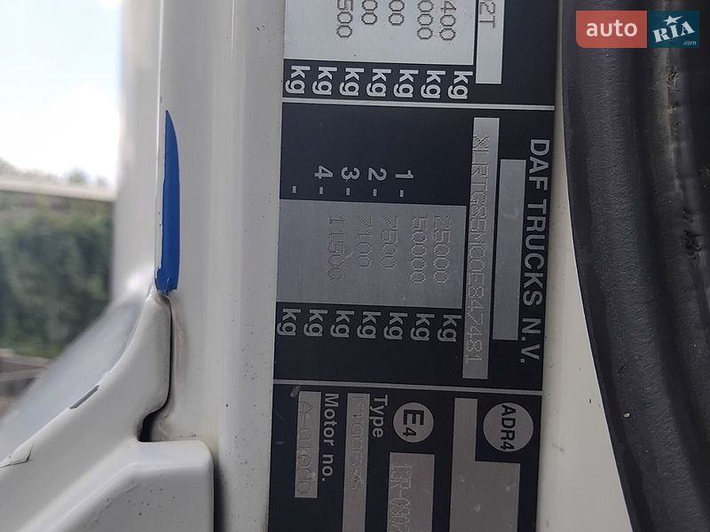 Тягач DAF CF 85 2008 в Одессе фото 5 Тягач DAF CF 85 2008 в Одессе