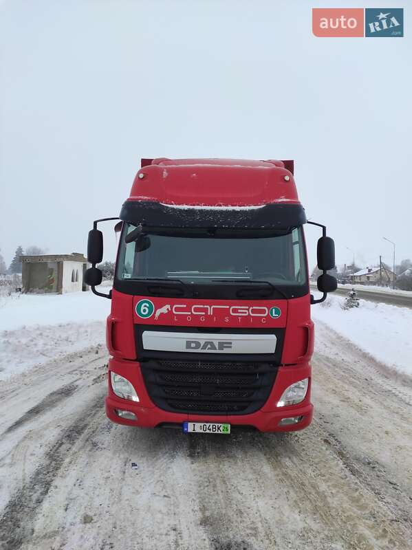 2017 DAF CF, VIN XLRAEM3700G142872:plate — фото 1 (autoria)