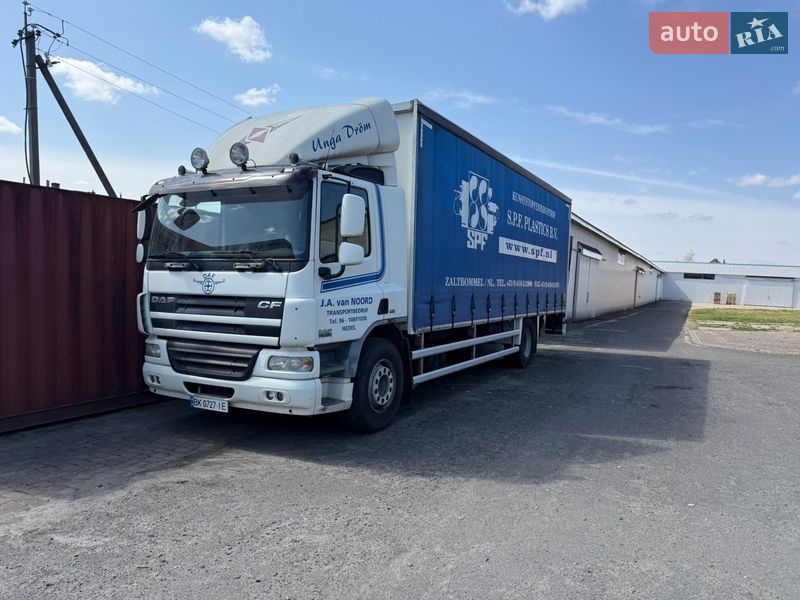 2009 DAF FA, VIN XLRAE75PC0E851555:plate — фото 1 (autoria)