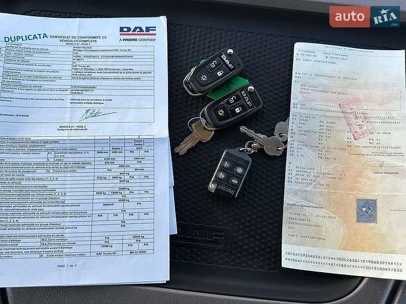 Тягач DAF XF 106 2019 в Виннице документ