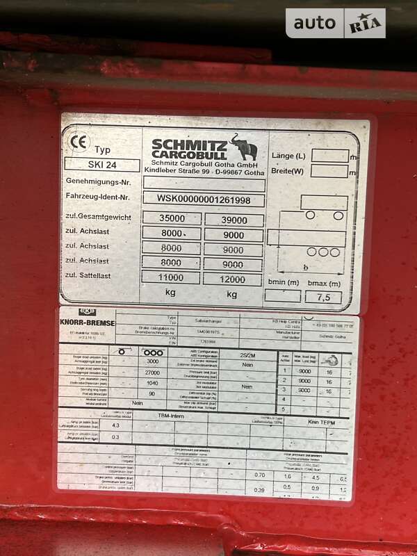 Самоскид DAF XF 2013 в Дніпрі