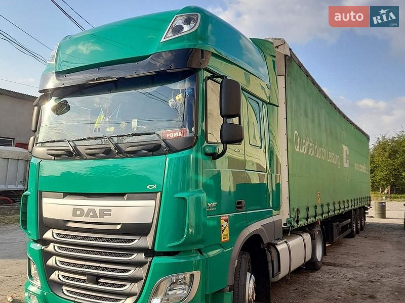 2014 DAF XF, VIN XLRTEH4300G049583:plate — фото 1 (autoria)