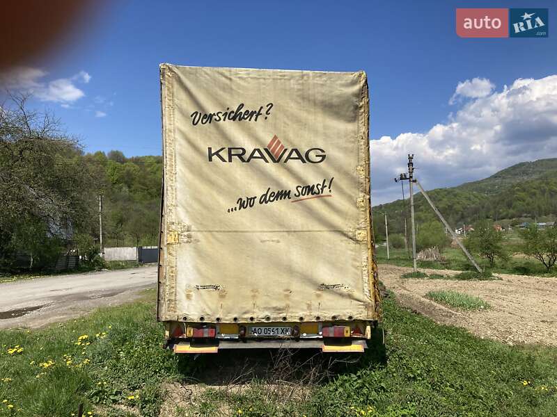 Тентованный борт (штора) - полуприцеп Dittmann DSA 1989 в Хусте фото 3 Тентованный борт (штора) - полуприцеп Dittmann DSA 1989 в Хусте