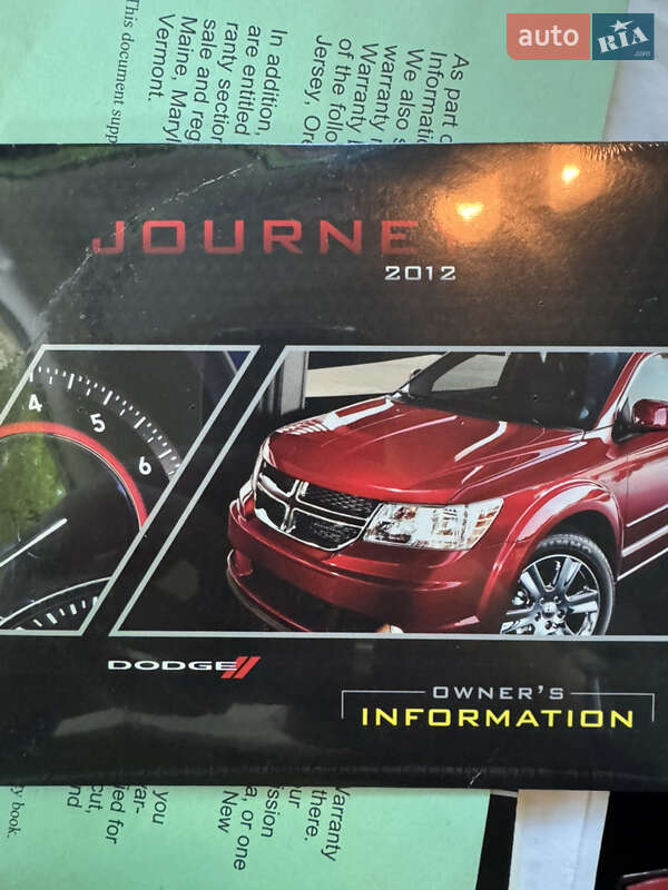 Внедорожник / Кроссовер Dodge Journey 2012 в Киеве фото 9 Внедорожник / Кроссовер Dodge Journey 2012 в Киеве