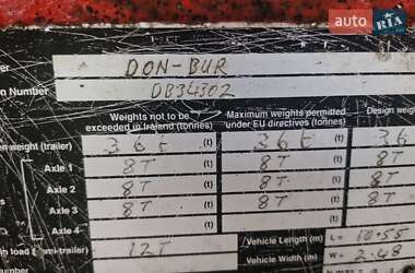 Самосвал полуприцеп DON BUR SFT T35 1996 в 