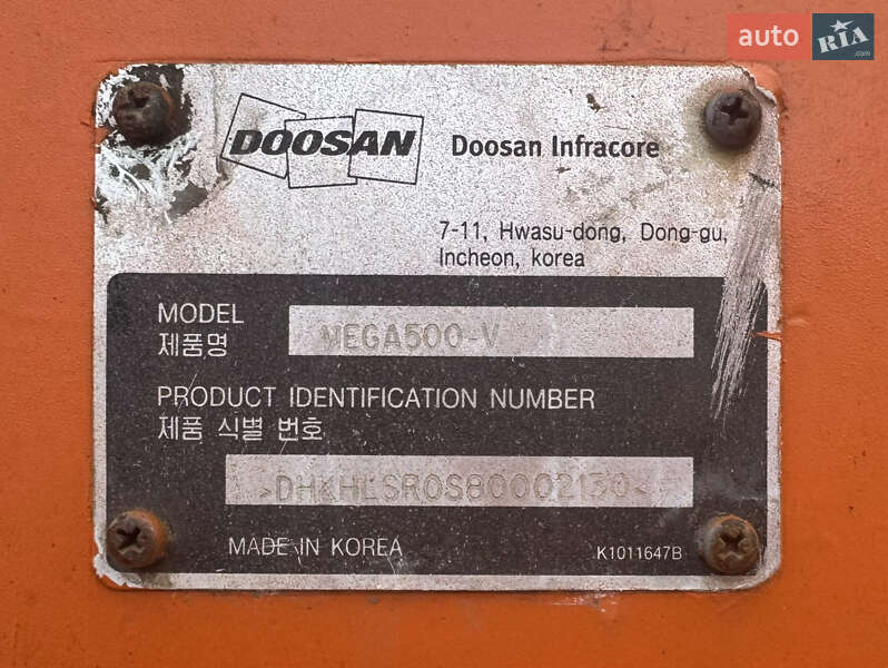 Фронтальный погрузчик Doosan MEGA 2008 в Киеве фото 10 Фронтальный погрузчик Doosan MEGA 2008 в Киеве