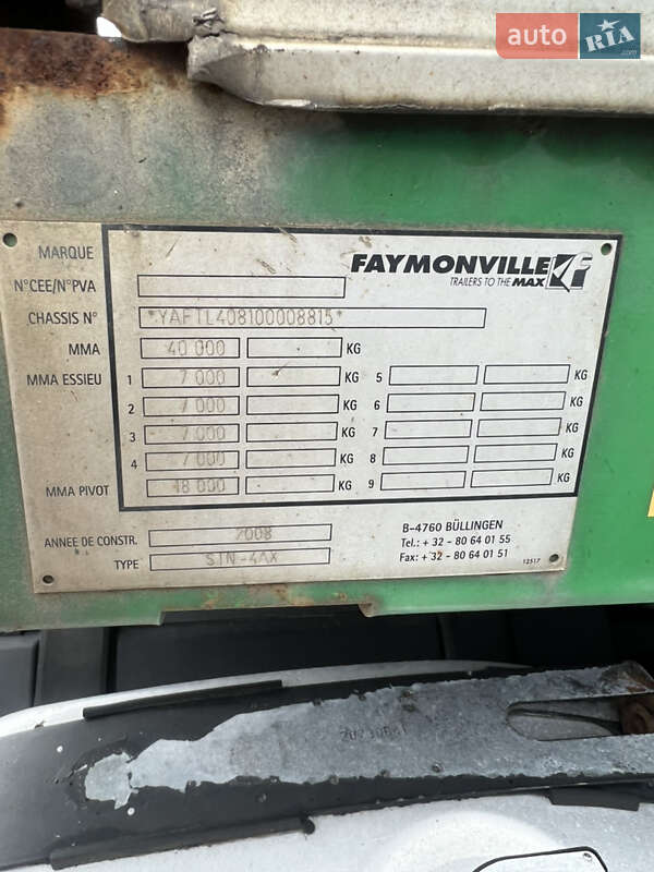 Низкорамная платформа Faymonville STN 2008 в Буче