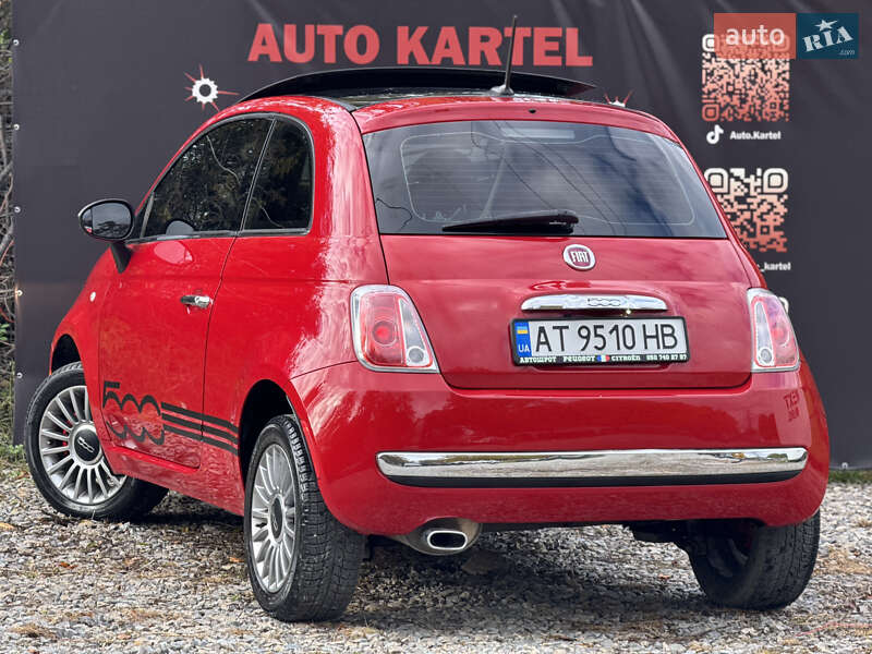 Хетчбек Fiat 500 2012 в Івано-Франківську