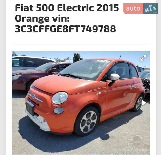 Хетчбек Fiat 500e 2015 в Кривому Розі фото 34 Хетчбек Fiat 500e 2015 в Кривому Розі