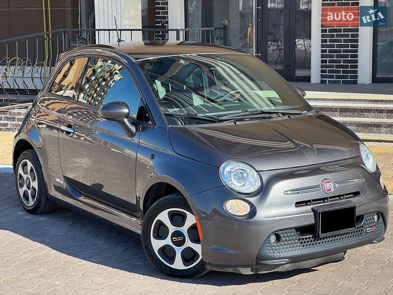 2015 Fiat 500E, VIN 3C3CFFGE5FT681627:plate — zdjęcie 1 (autoria)