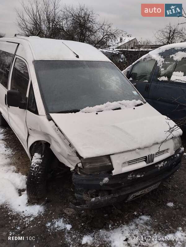 Минивэн Fiat Scudo 1999 в Турийске