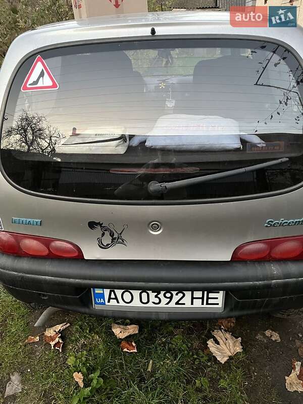 Хэтчбек Fiat Seicento 2001 в Ужгороде фото 5 Хэтчбек Fiat Seicento 2001 в Ужгороде